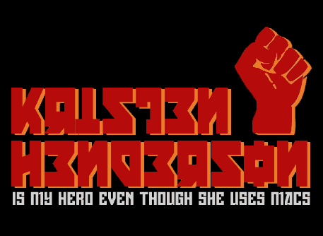 Kristen Henderson is my hero even though she uses macs